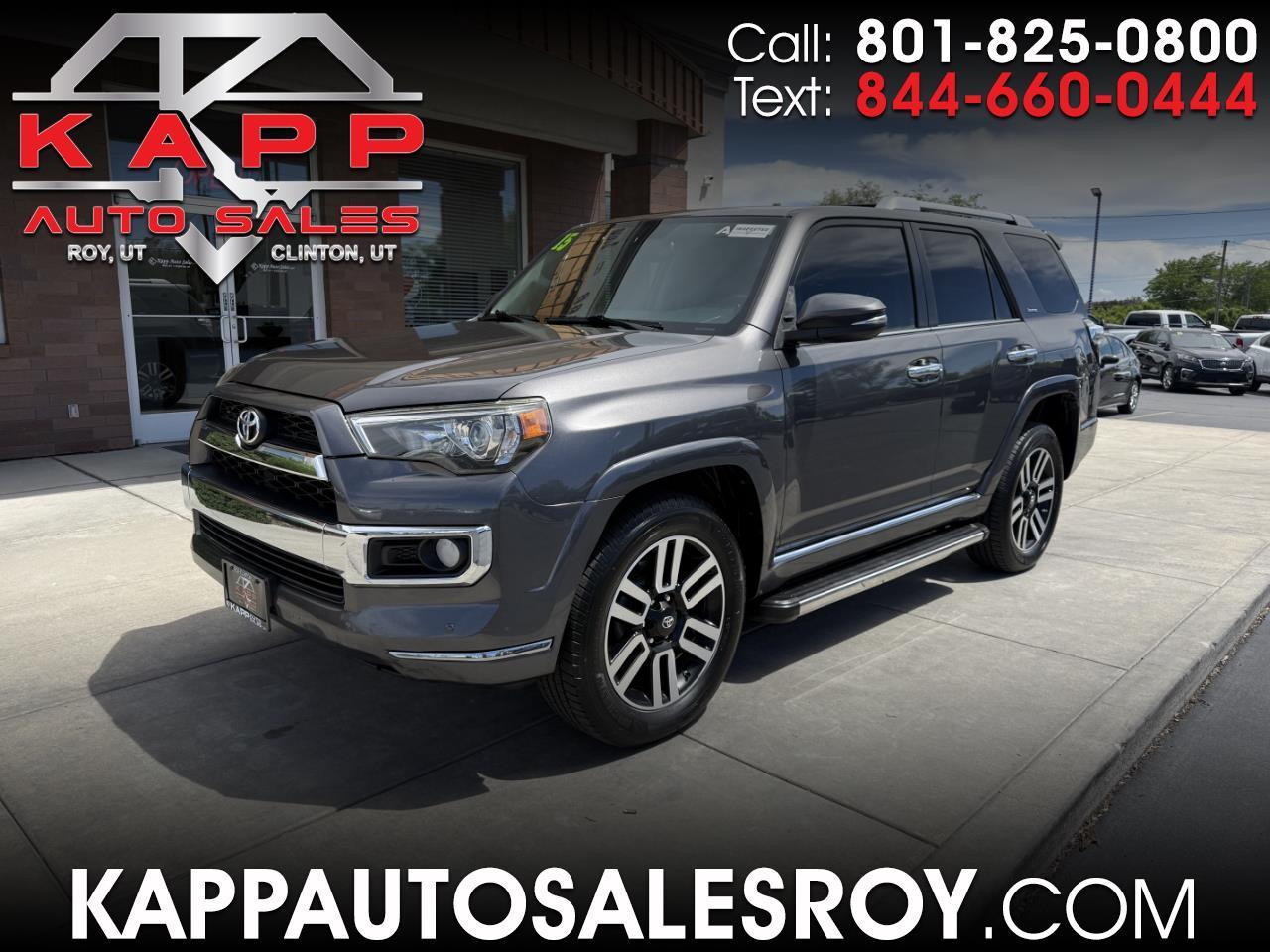 Toyota 4Runner 4WD 4dr V6 Limited (Natl) 2015