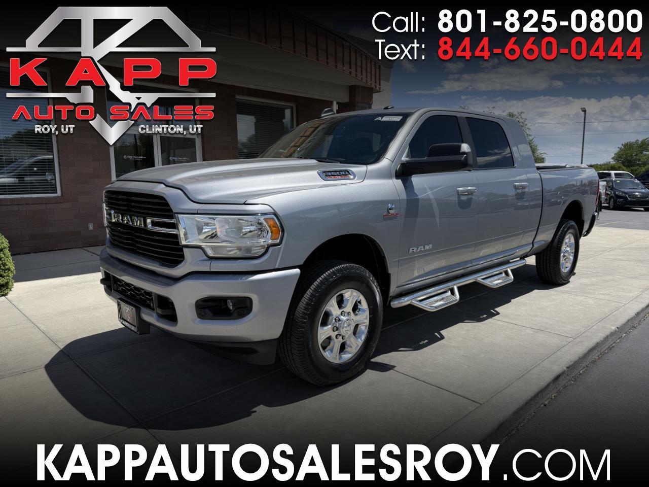 RAM 3500 Big Horn 4x4 Mega Cab 6'4" Box 2019