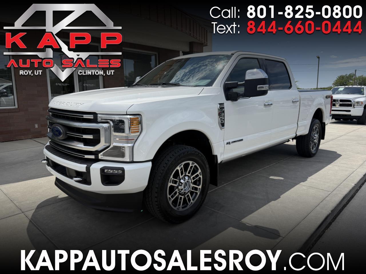 Ford Super Duty F-350 SRW Platinum 4WD Crew Cab 6.75' Box 2020