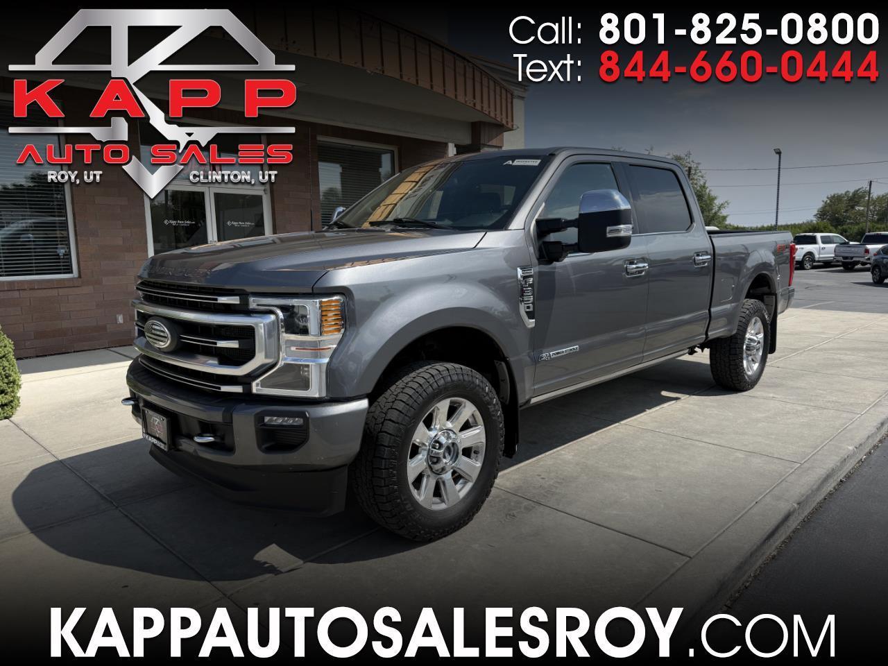 Ford Super Duty F-350 SRW Platinum 4WD Crew Cab 6.75' Box 2022