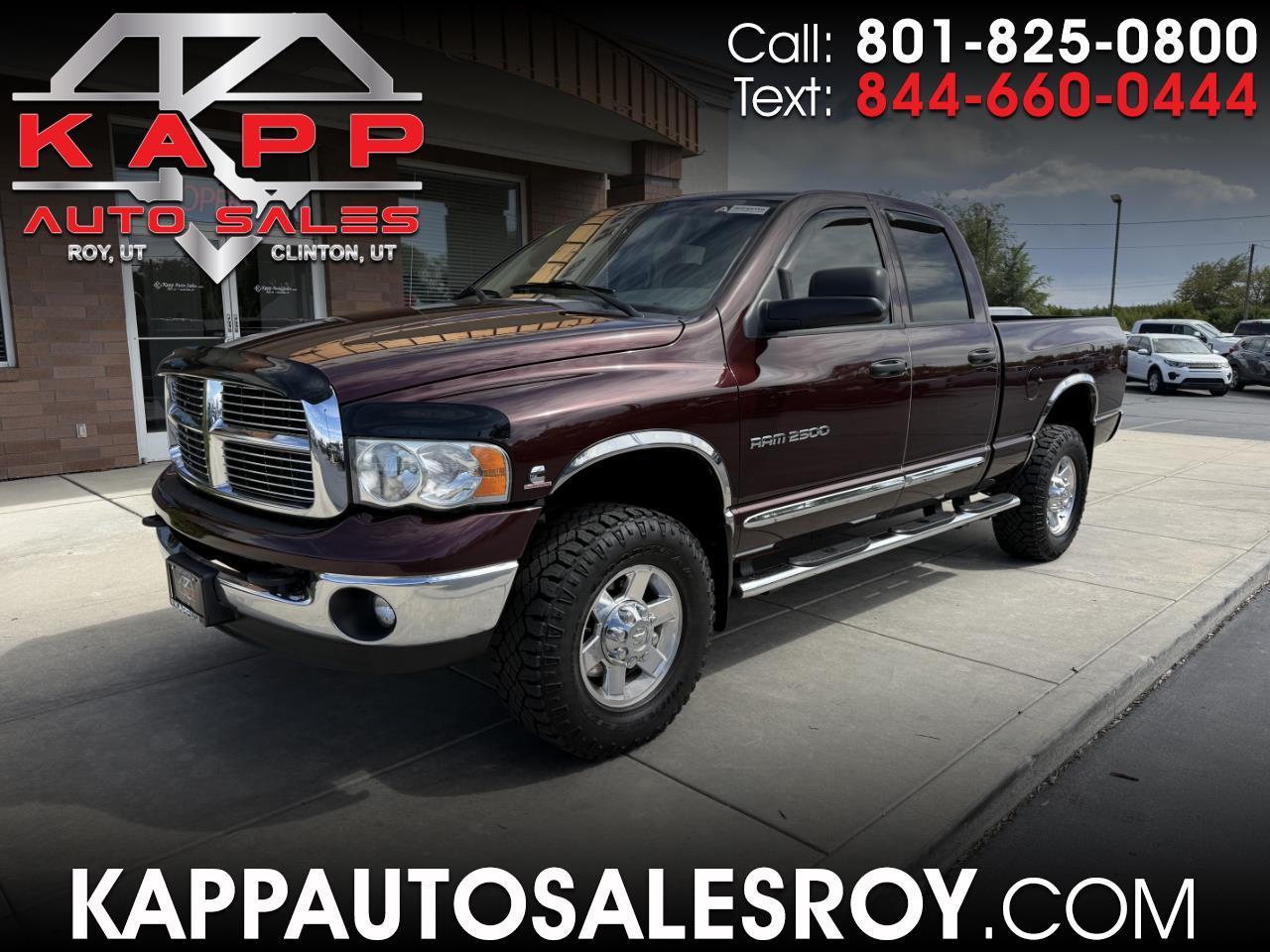 Dodge Ram 2500 4dr Quad Cab 140.5" WB 4WD Laramie 2004