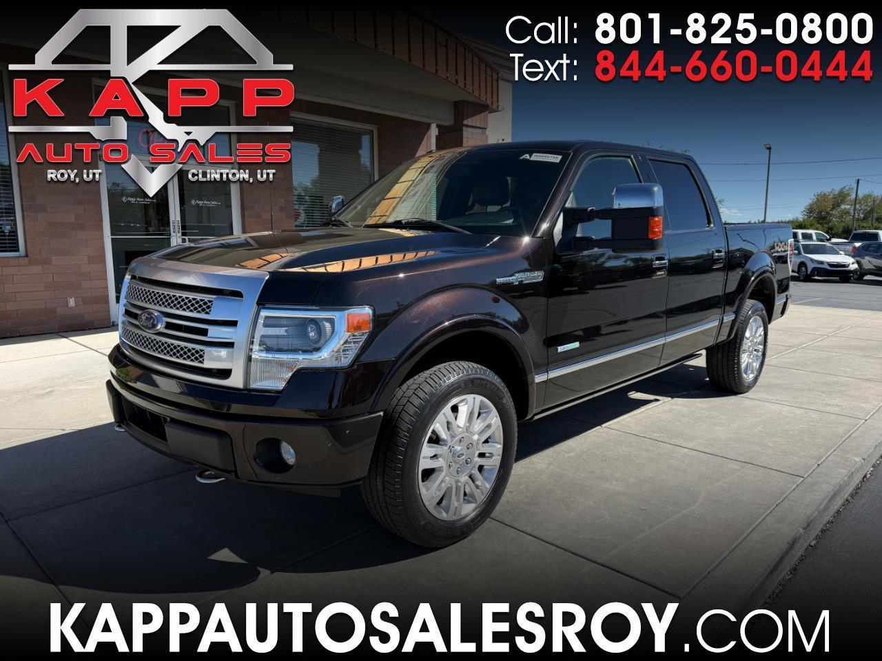 2014 Ford F-150 4WD SuperCrew 145" Platinum
