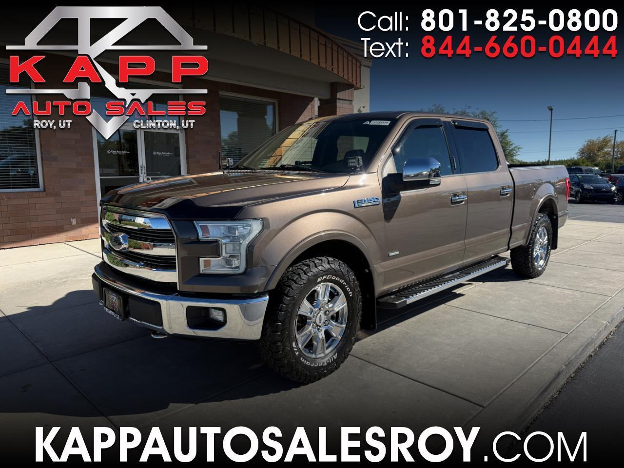Ford F-150 4WD SuperCrew 157" Lariat 2016