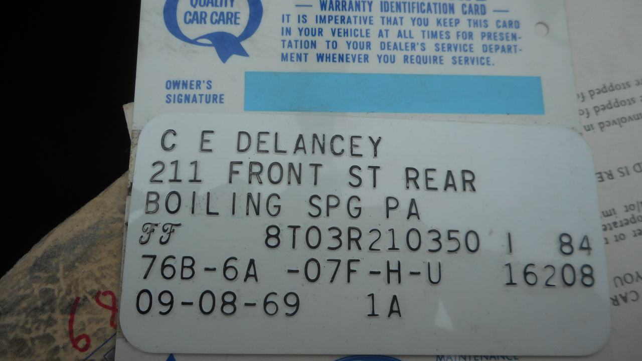 Ford Shelby GT500KR  1968