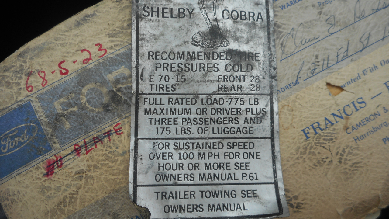 Ford Shelby GT500KR  1968