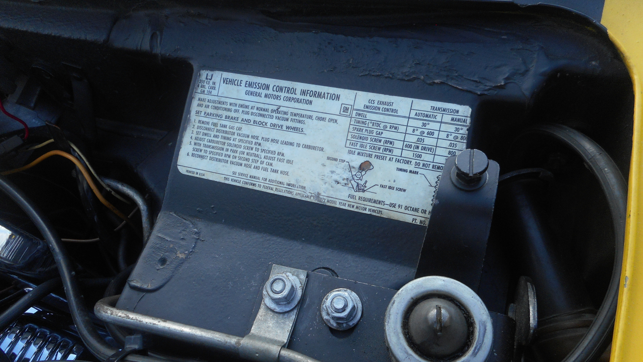 Chevrolet Corvette Sting Ray   1972