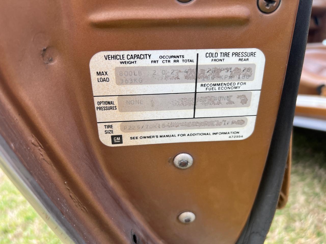 Chevrolet Camaro RS Z-28  1979