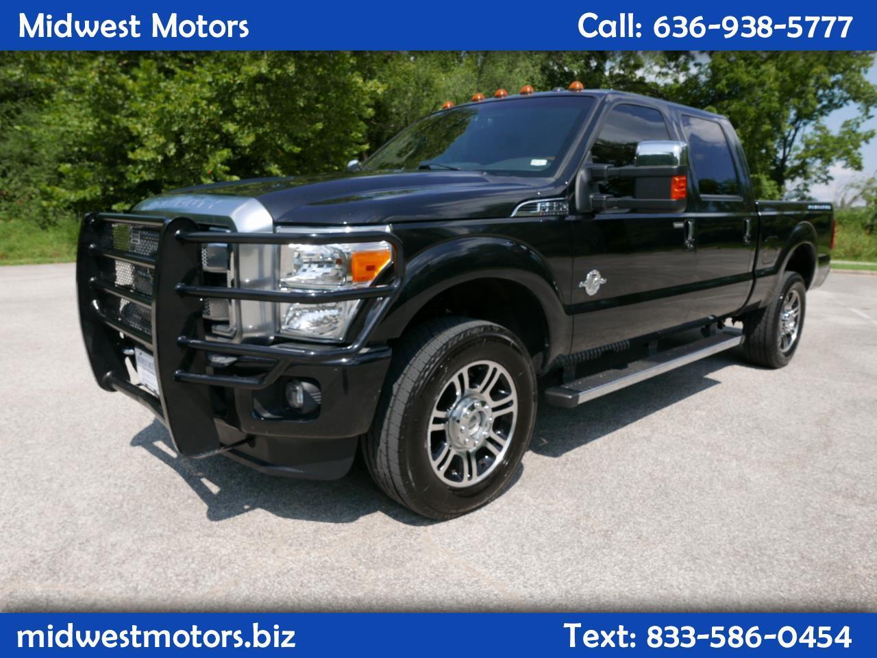 2015 Ford Super Duty F-350 SRW 4WD Crew Cab 172" Platinum