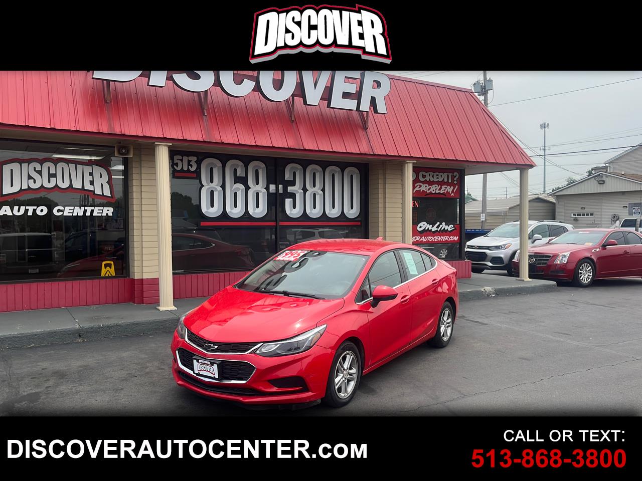 Used 2017 Chevrolet Cruze 4dr Sdn 1.4L LT w/1SD for Sale in Hamilton OH