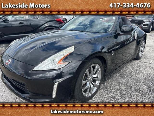Black 2013 Nissan 370Z Convertible Rear-Wheel Drive 6-Speed Manual