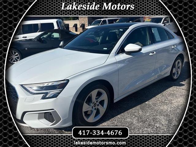 White 2024 Audi A3 Sedan Front-Wheel Drive Automatic