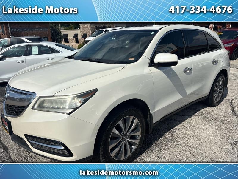 Acura MDX FWD 4dr w/Tech/AcuraWatch Plus 2016