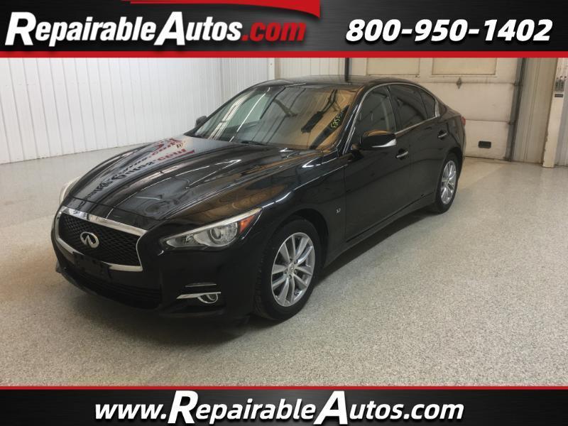 2015 Infiniti Q50 Base AWD Repairable Hail Damage
