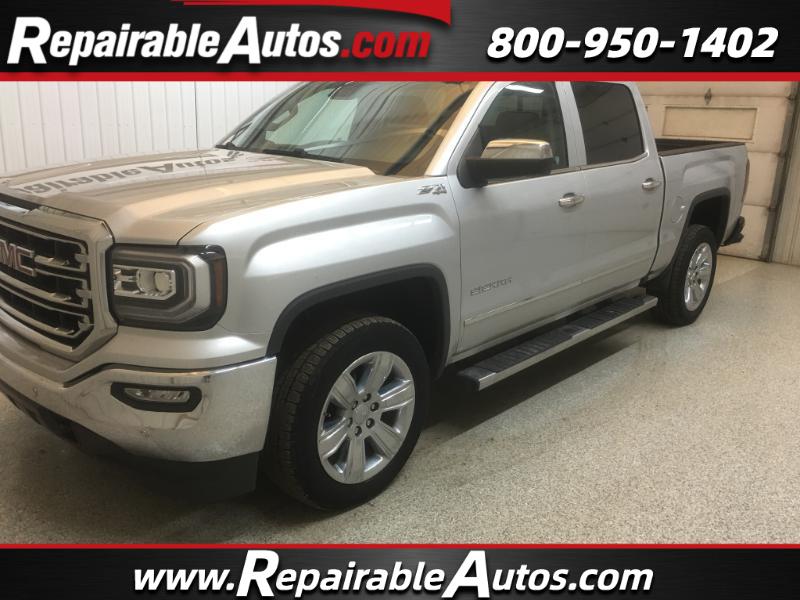 2017 GMC Sierra 1500 SLT Crew Cab 4WD Repaired Rear Damage
