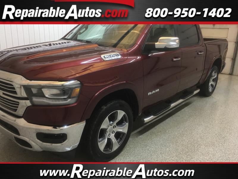 2019 RAM 1500 Laramie Crew Cab 4WD Repairable Hail Damage