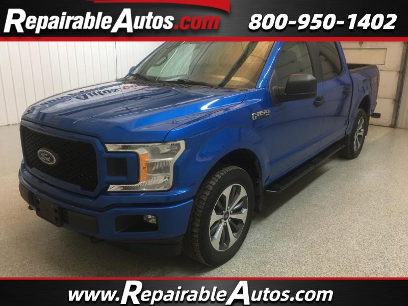2019 Ford F-150 STX SuperCrew 4WD Repairable Hail Damage
