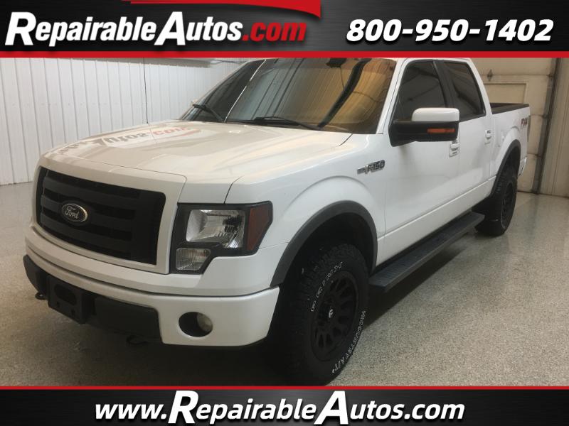 2012 Ford F-150 FX4 SuperCrew 4WD Repairable Side Damage