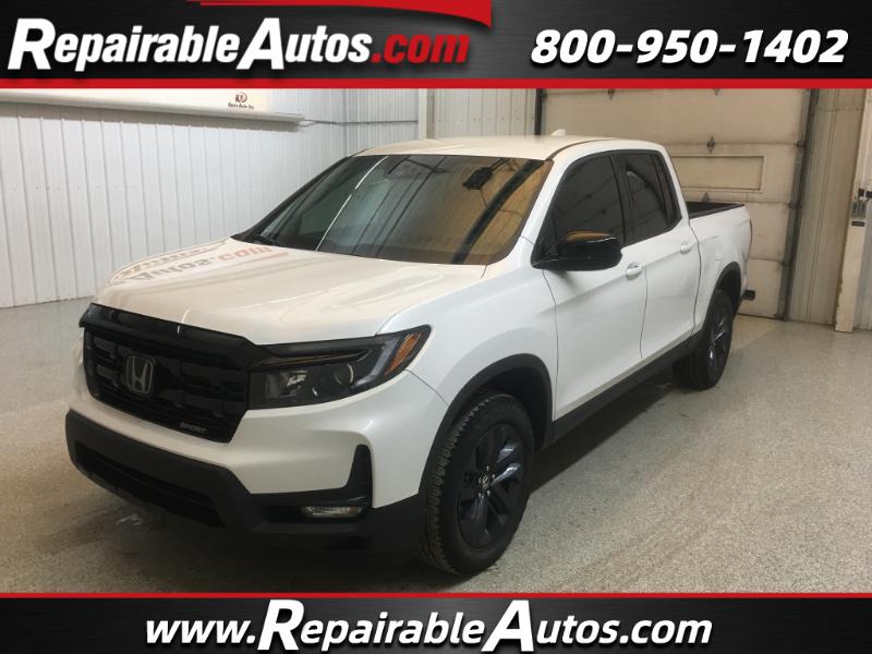 2024 Honda Ridgeline Sport AWD Repaired Rear Damage