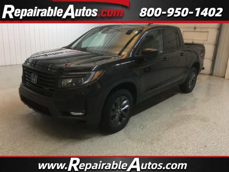 2023 Honda Ridgeline Sport AWD Repaired Theft Damage