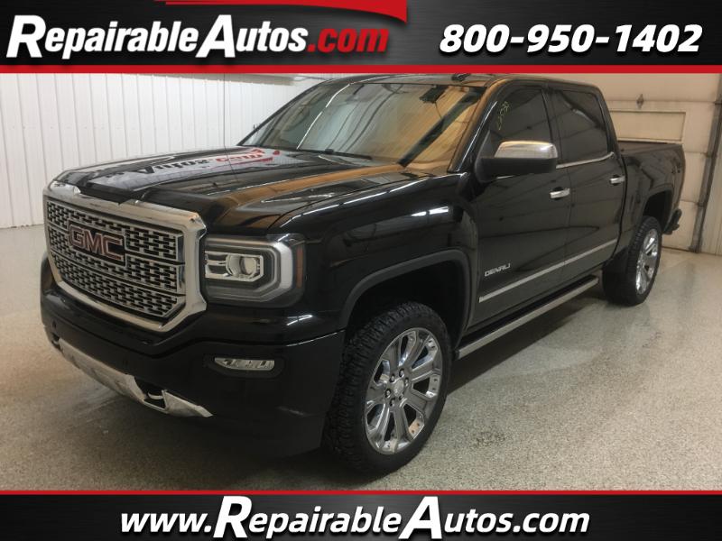 2017 GMC Sierra 1500 Denali Crew Cab 4WD Repairable Hail Damage