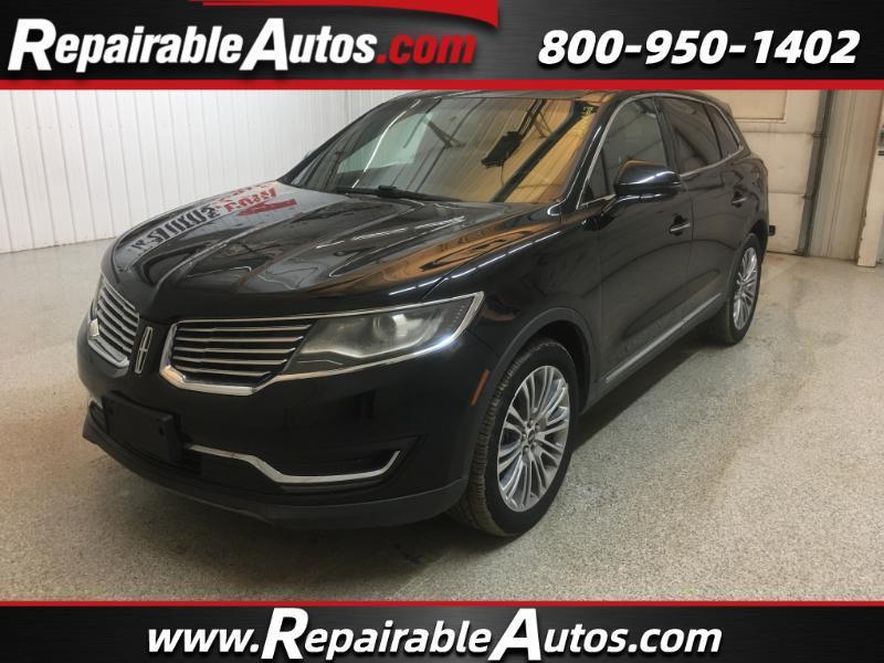 2017 Lincoln MKX Reserve AWD Repaired Rear Damage