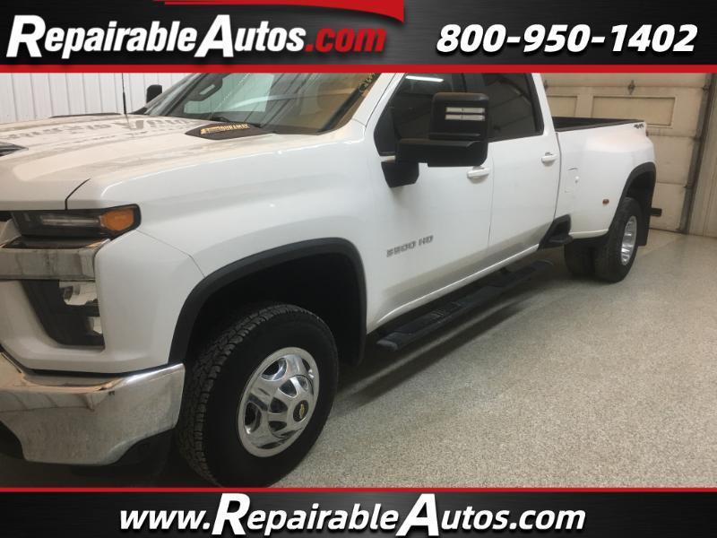2021 Chevrolet Silverado 3500HD LT Crew Cab 4WD Repairable Hail Damage
