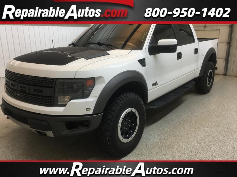 2013 Ford F-150 SVT Raptor SuperCrew 4WD Repaired Theft Damage