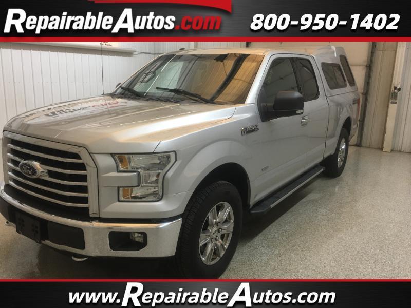 2015 Ford F-150 XLT SuperCab 4WD Repairable Hail Damage