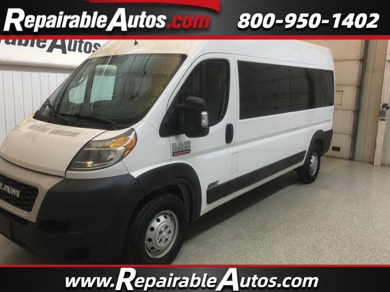2019 RAM Promaster 2500 High Roof Repairable Hail Damage