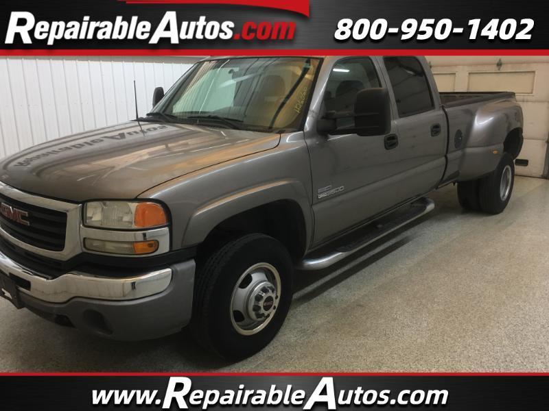 2007 GMC Sierra Classic 3500 SLT Crew Cab 4WD Repairable Theft Damage