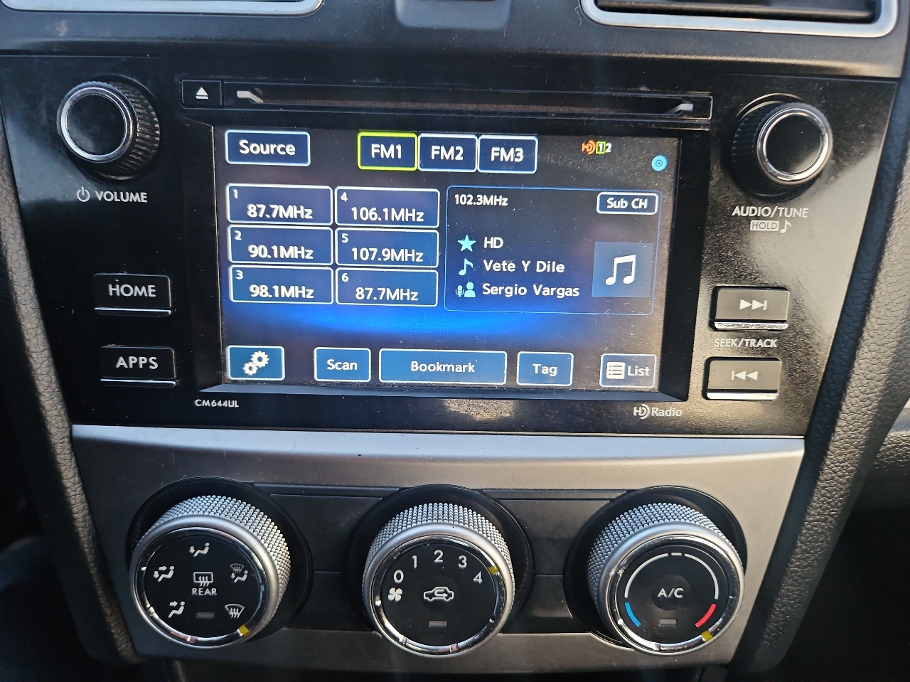 Subaru Impreza Wagon 5dr CVT 2.0i Premium 2015