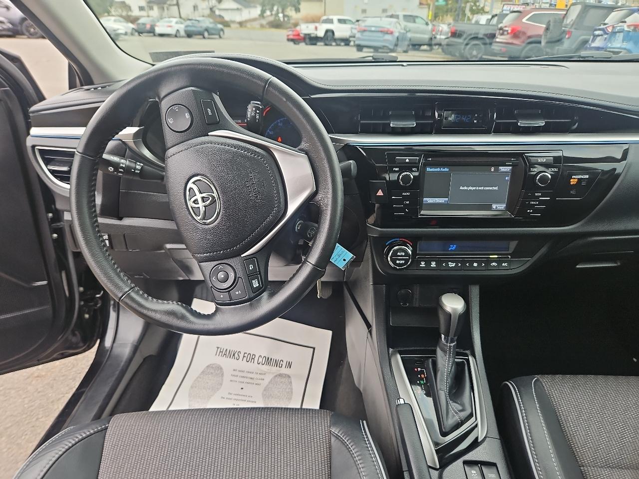 Toyota Corolla 4dr Sdn CVT S Plus (Natl) 2015