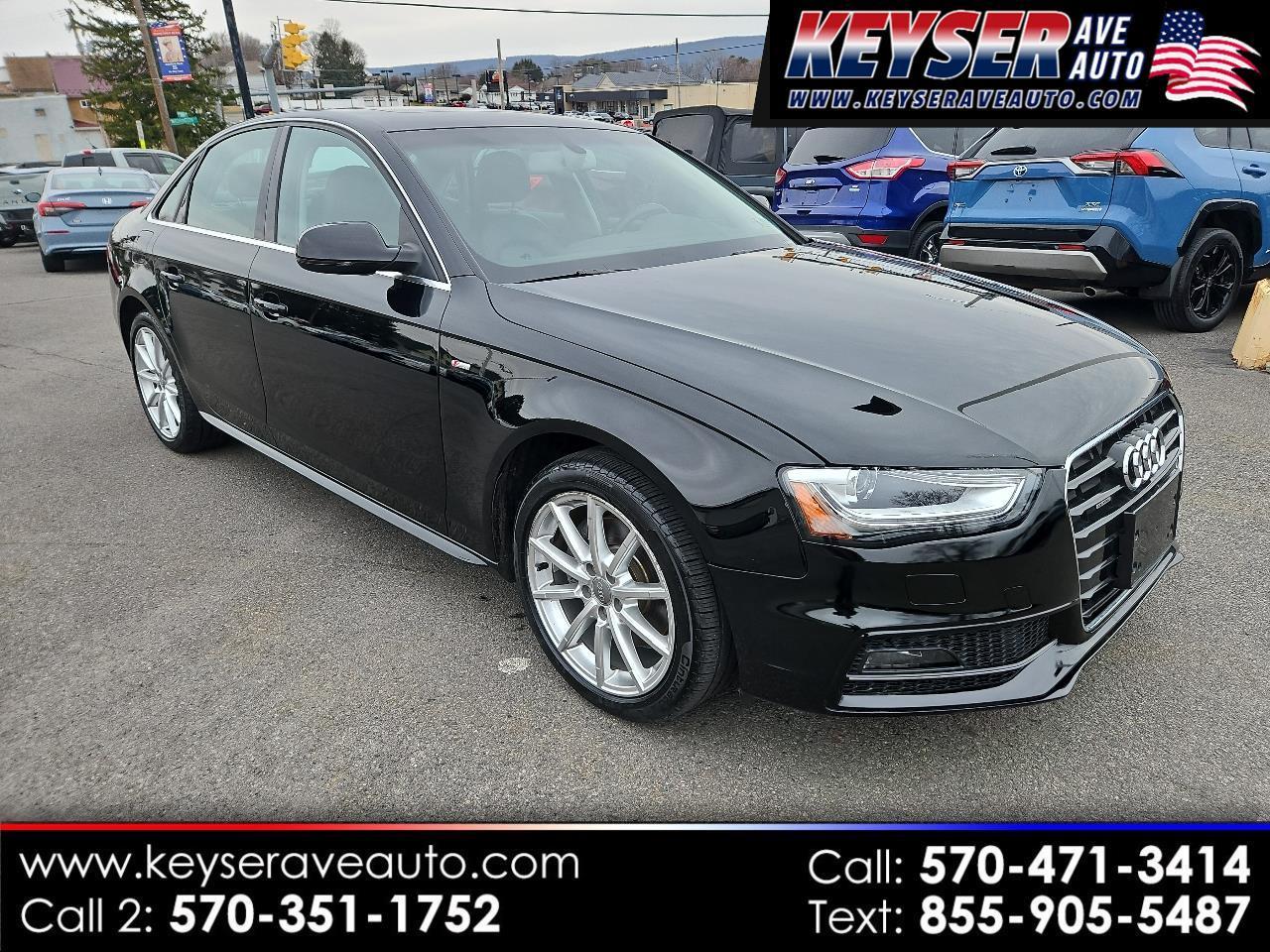 2014 Audi A4 4dr Sdn Auto quattro 2.0T Premium Plus