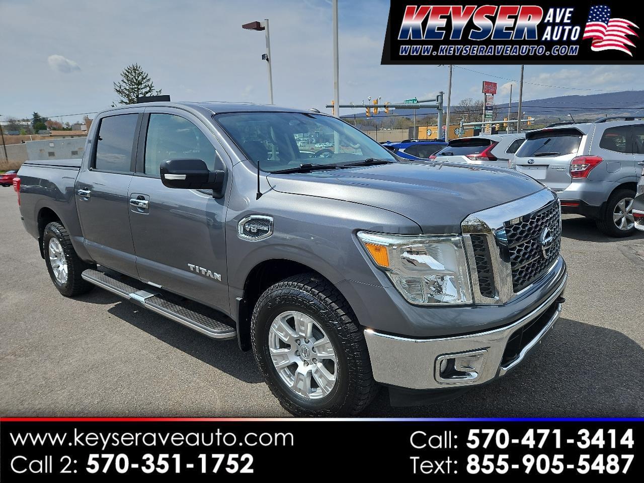 2017 Nissan Titan 4x4 Crew Cab SV