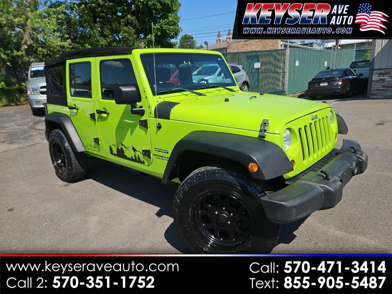 Jeep Wrangler Unlimited 4WD 4dr Sport 2012