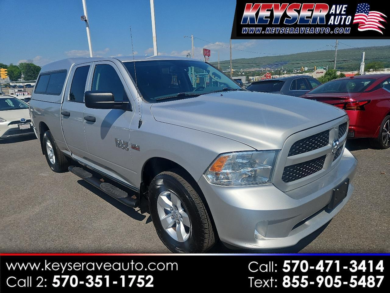 2017 RAM 1500 Express 4x4 Quad Cab 6'4" Box