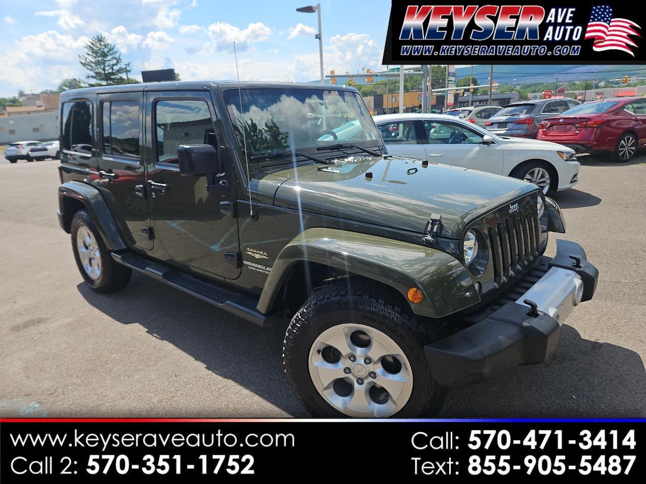 2015 Jeep Wrangler Unlimited 4WD 4dr Sahara
