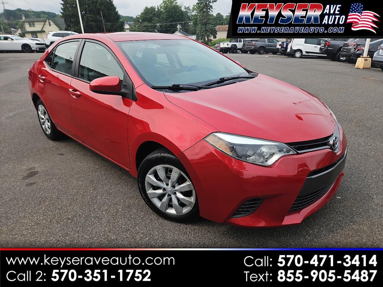 2016 Toyota Corolla 4dr Sdn Auto LE (Natl)