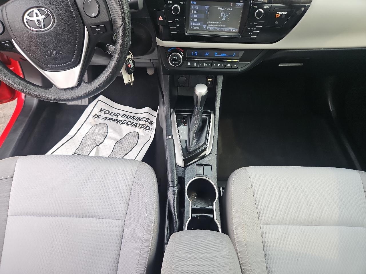 Toyota Corolla 4dr Sdn Auto LE (Natl) 2016