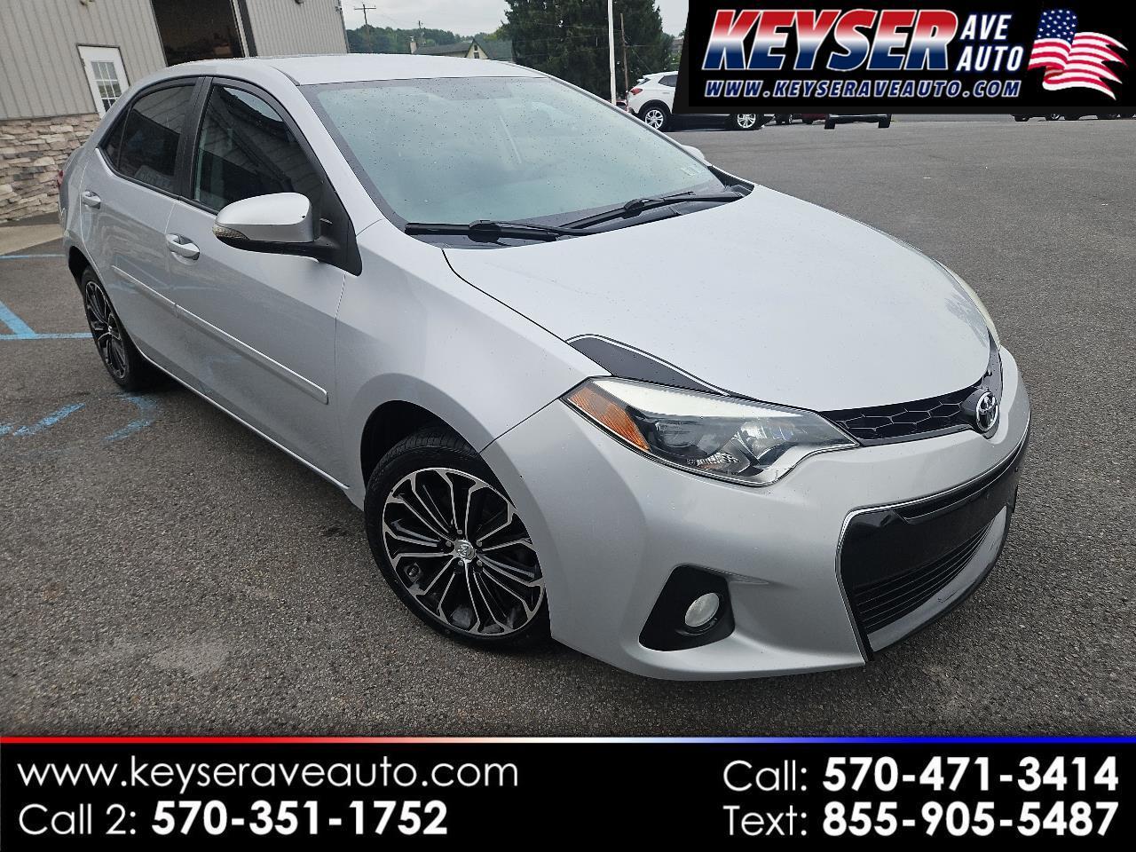 Toyota Corolla 4dr Sdn CVT S w/Special Edition Pkg (Natl) 2016