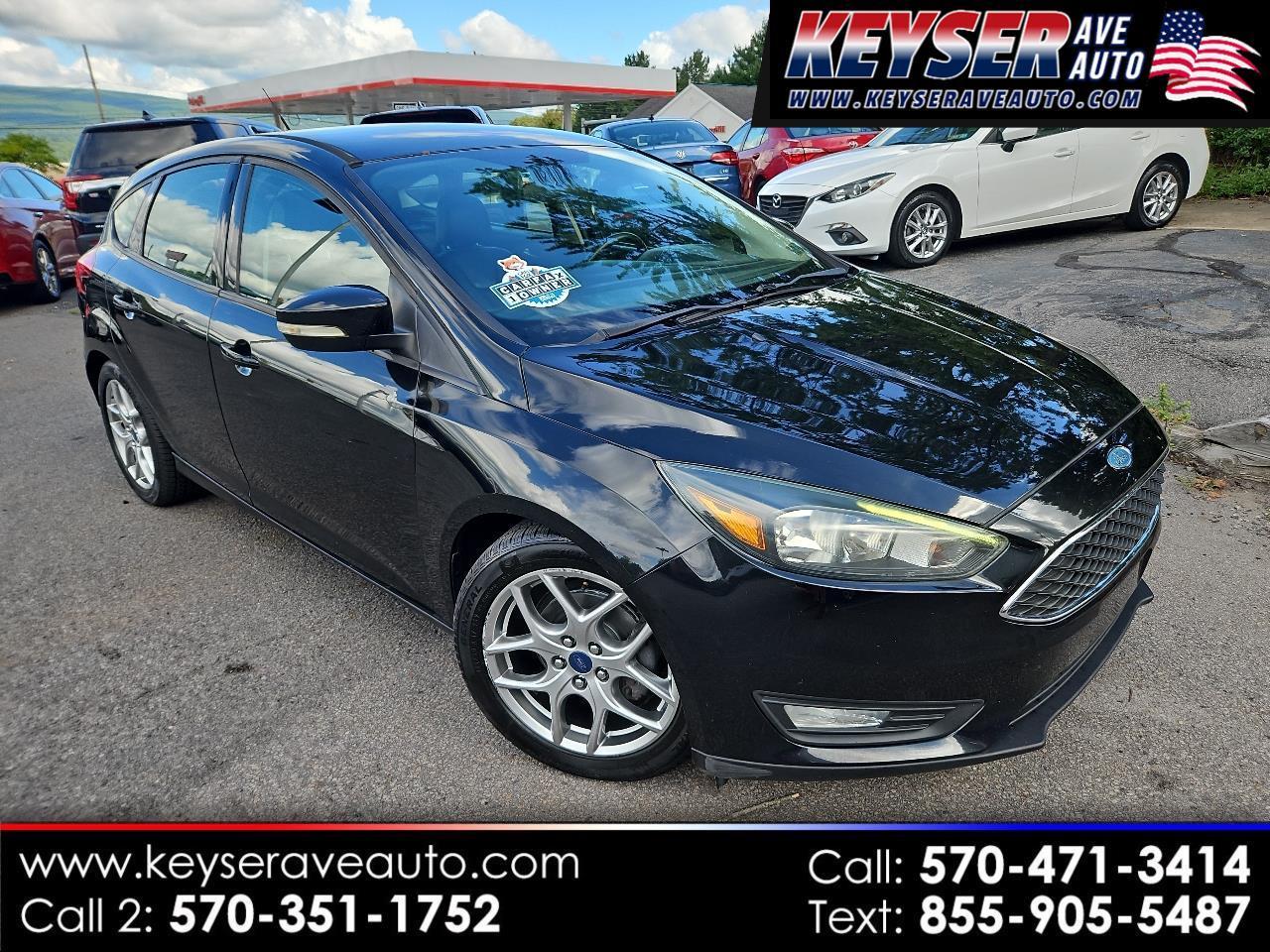 2015 Ford Focus Negro Hatchback Tracción delantera 