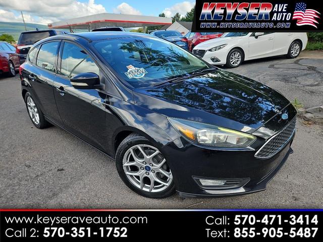 Black 2015 Ford Focus Hatchback Front-Wheel Drive