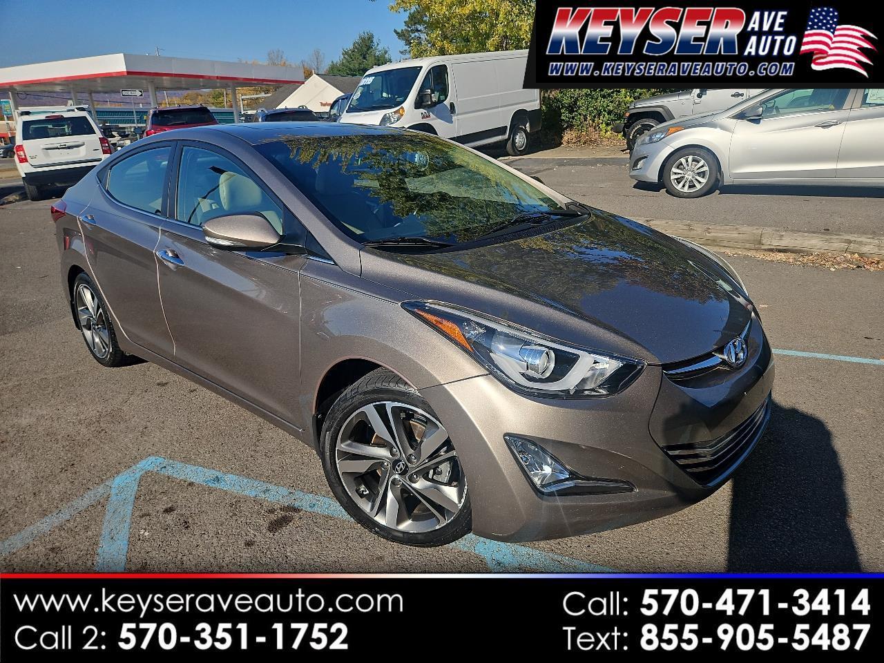 2015 Hyundai Elantra 4dr Sdn Auto Limited PZEV (Alabama Plant)