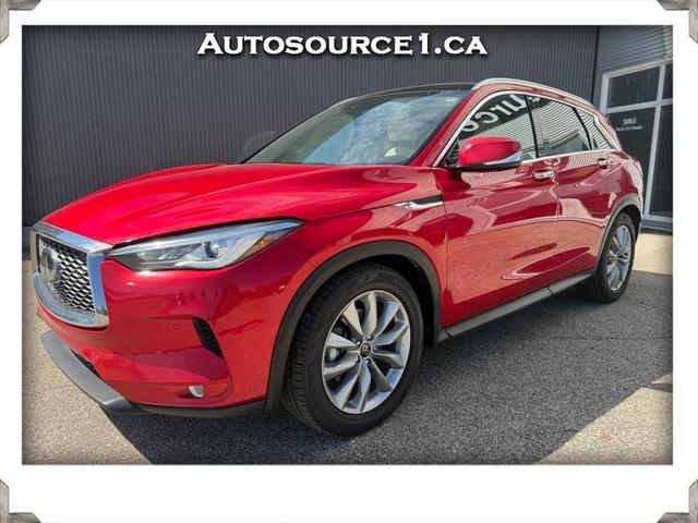 Red 2020 INFINITI QX50 SUV / Crossover All-Wheel Drive Automatic