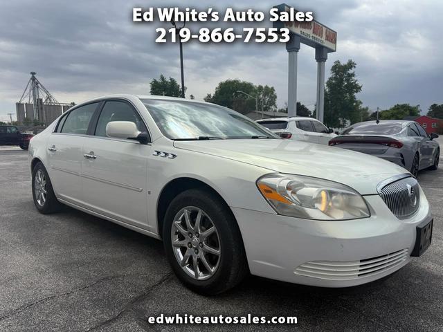 Pearl White 2007 Buick Lucerne Sedan Front-Wheel Drive Automatic