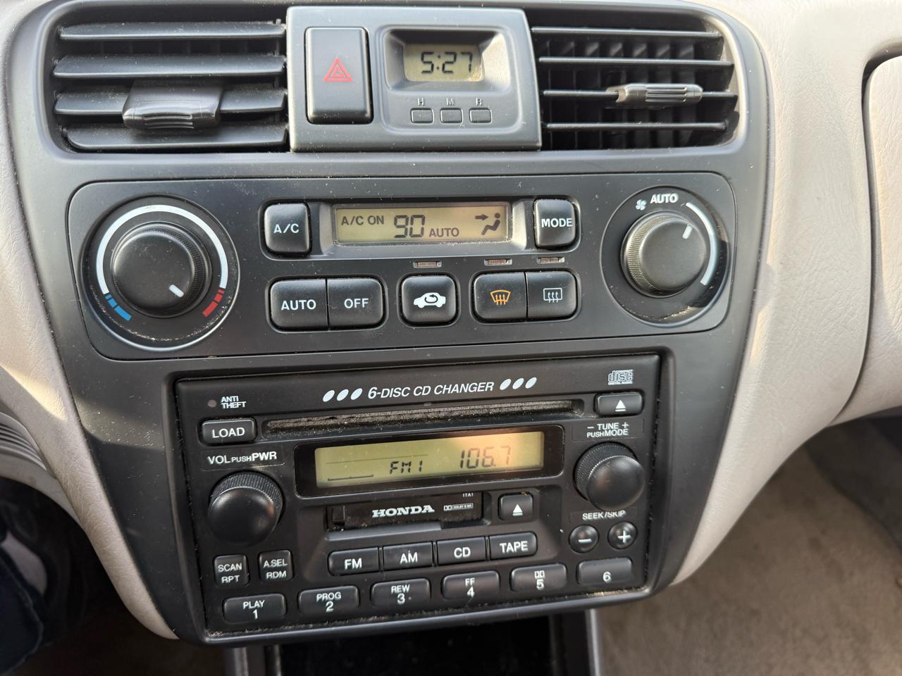 Honda Accord EX V6 sedan 2001