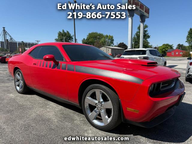Red 2010 Dodge Challenger R/T RWD Coupe Rear-Wheel Drive 6-Speed Manual