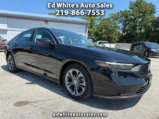 Black 2023 Honda Accord Sedan Front-Wheel Drive Continuously Variable Transmission