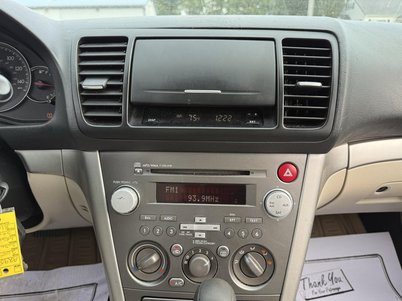 Subaru Legacy 2.5i 2009
