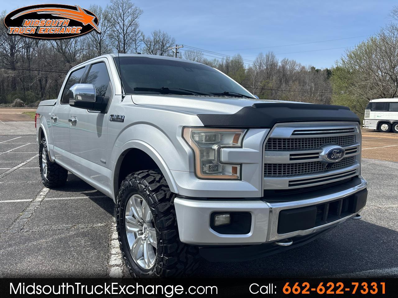 2015 Ford F-150 4WD SuperCrew 145" Platinum
